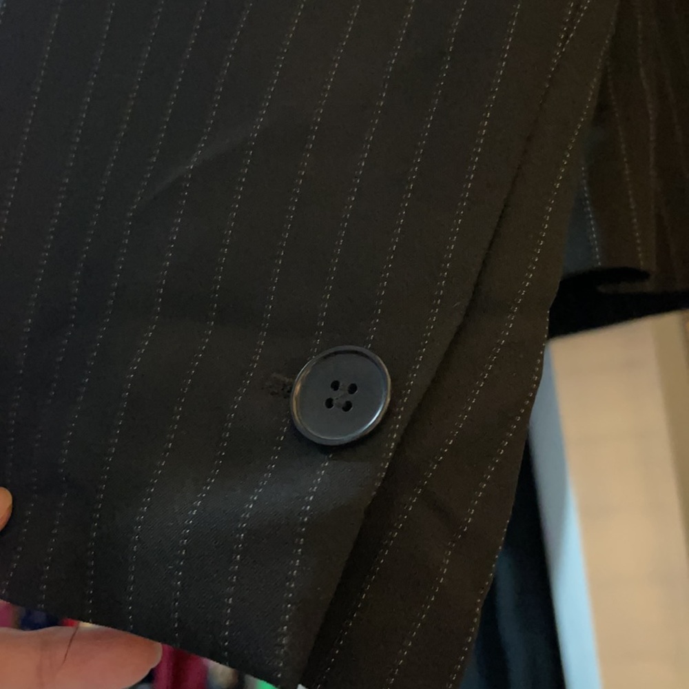 3pc Vintage Ann Taylor LOFT Pinstripe Suit w/ Skirt! - Picture 8 of 8